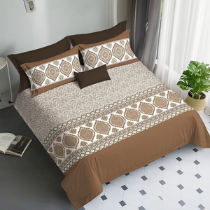 Nuevo Juego de Sábanas de Algodón Suave con Fundas de Almohada a Juego |   Ropa de Cama de Acabado Hotelero Sin Costuras |   Textiles para el Hogar Transpirables al por Mayor - Product Image 1