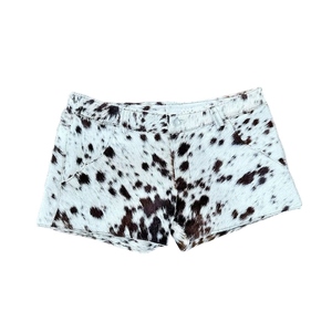 Shorts en cuir et toile haut de gamme pour hommes, faits à la main, en cuir de vachette durable, style streetwear tendance, design unique, différentes couleurs - Product Image 1