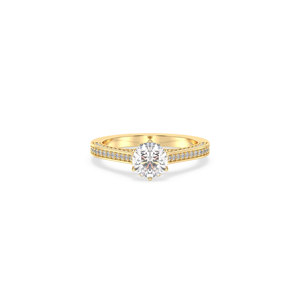REYES Wholesale Price 925 Sterling Silver Round Cut 1.32 Carat Moissanite Anniversary Gift <b>Ring</b> For Women Everyday Wear Jewelry - Product Image 2