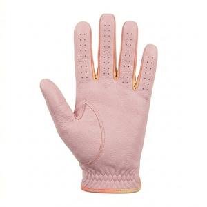 ถุงมือหนังแกะ Cabretta สำหรับกอล์ฟ มือซ้าย สัมผัสนุ่ม ช่องนิ้วแบบพิเศษ รับผลิตแบบ OEM ODM แบรนด์ส่วนตัว ผู้ผลิตอุปกรณ์กีฬา ปั่นจักรยาน กิจกรรมกลางแจ้ง - Product Image 4