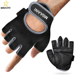 Guantes Deportivos Transpirables y Ligeros para Hombre y Mujer, Guantes de Levantamiento de Pesas sin Dedos con Palmas Acolchadas - Product Image 1
