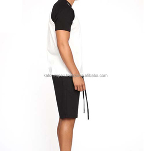 Customized logo Design High Quality Embroidery Printed Round Neck Men T Shirt and Short <b>Set</b> Custom Cotton Material Quick Dry <b>Set</b> - Product Image 5