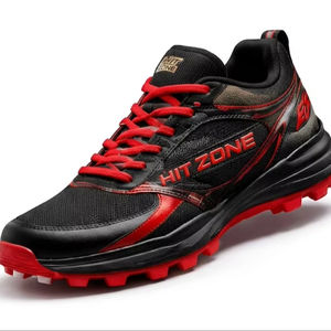 Calzado de Cricket HIT ZONE Elite con Tacos de Goma para un Agarre Superior, Parte Superior Transpirable y Movimiento Estable - Product Image 1