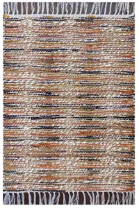 Tapis en jute de couleur unie, tissés à la main, texture moelleuse, tapis en fibres naturelles de qualité supérieure, faits à la main, pour une décoration intérieure élégante - Product Image 3