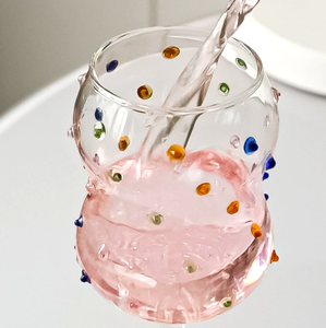 Flûtes à vin en verre colorées, vintage, faites à la main, pour mariage et vaisselle de restaurant moderne - Product Image 3