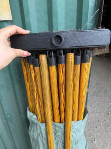 Mango de escoba de madera ecológico mexicano de 120 cm – Palo de fregona duradero personalizado de GMEX JSC - Product Image 3