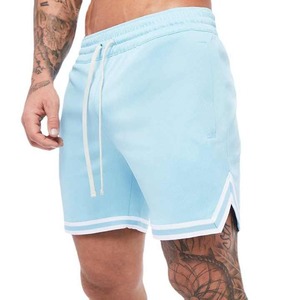 Elastic Waist <b>Men</b> Basketball <b>Shorts</b> Summer Casual Comfortable 100% Cotton Zipper Knitted Solid <b>Pattern</b> Plain Dyed Woolen Unique - Product Image 6