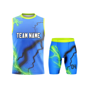 Conjunto de Camisetas y Pantalones Cortos de Fútbol 7v7 Premium 2026, Sublimados, Transpirables, Antibacterianos, de Secado Rápido - Product Image 3