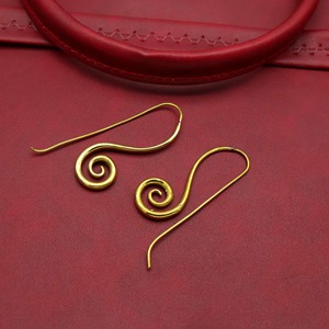 Pendientes de Latón de Estilo Popular, Tendencia en el Mercado de Artesanía en Metal, Acabado Liso, Precio de Fábrica al por Mayor, Artículo para Uso en Artesanía Metálica - Product Image 5
