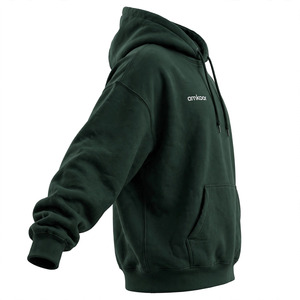 Sweat-shirt à capuche en molleton pour homme, couleur personnalisée, coupe classique, design décontracté avec poche, 100% coton, vêtement d'automne - Product Image 3