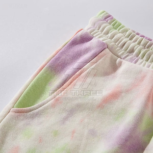 Shorts Casuales de Algodón 100% de Alta Calidad al por Mayor, Transpirables, de Secado Rápido, con Estampado Tie Dye, Último Estilo, Color Sólido, Hechos en Pakistán - Product Image 5