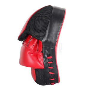 Lightweight Leather Non-Slip Moisture Wicking Focus Mitts Hook Loop Closure for Boxing <b>Trainers</b> Fitness Drills Coordination - Product Image 4