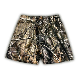 Pantalones Cortos de Cintura Media de la Mejor Calidad para Hombre, Estampado de Jungla, 100% Algodón Ecológico, Cierre con Cordón, Cómodos, Estilo Casual Urbano - Product Image 2
