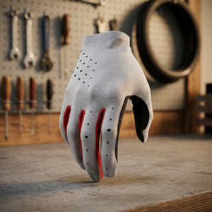 Guantes de Motocross Deportivos para Motocicleta, Diseño Nuevo, Logotipo Personalizado, de Cuero, Resistentes al Viento, Dedos Completos, para Carreras, Disponibles en Stock - Product Image 5