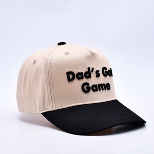 Nouvelles casquettes de baseball sportives 5 panneaux personnalisées avec broderie 2026, 100 % coton, toile standard, séchage rapide, respirantes, ajustables, à fermeture snapback - Product Image 3