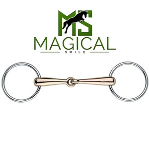 Bridon à anneau lâche sur mesure de haute qualité 18MM en argent allemand Aurigan et anneaux 70MM en acier inoxydable – Toutes tailles en stock - Product Image 1