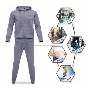 Men Tracksuit Custom Made Men Casual Wear Cotton Sweatsuit Running Suit - Product Image 4