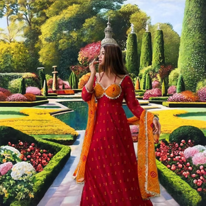 Designer Wedding Evening Dress Elegant Party Wear Modern Kurti Embroidery <b>Sequins</b> Work Pure Heavy Viscous <b>Material</b> Quick Dry - Product Image 1