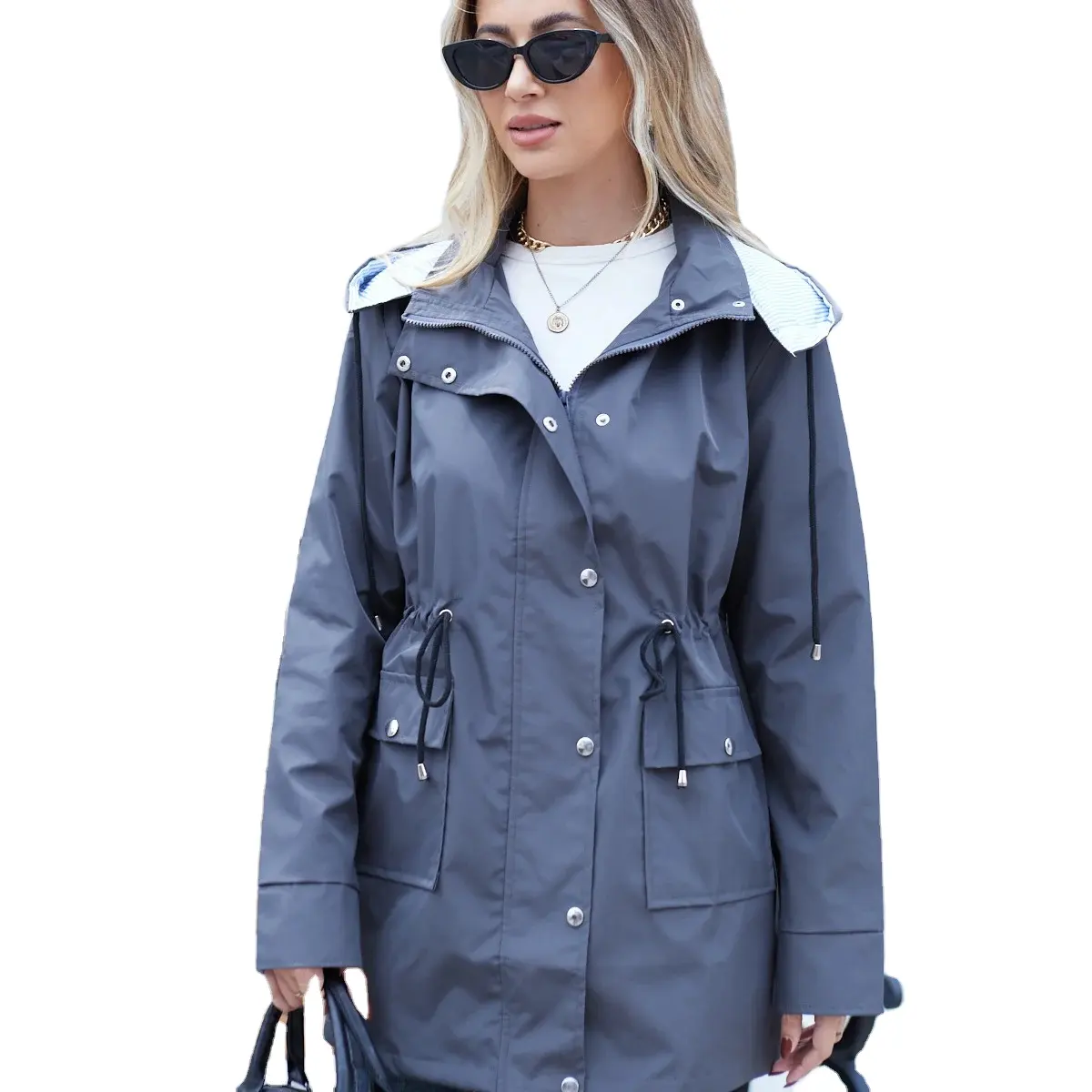 High Quality Polyester Men Women Oversize Waterproof Overcoats In Winter Windbreaker Urban Street Wear