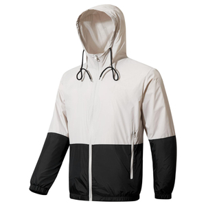 Top Rated New Design Waterproof Breathable Eco-Friendly Front Logo Packable Hood <b>Running</b> Rain Windbreaker <b>Jacket</b> for <b>Men</b> - Product Image 1