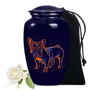 Urna artística para cremación de Bulldog Francés, urnas decorativas para cenizas de mascotas, recuerdo conmemorativo, regalo de recuerdo para mascotas - Product Image 1