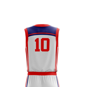 Uniforme de Baloncesto con Sublimación Personalizada de Último Estilo, Nuevo Diseño de Jersey sin Mangas y Pantalones Cortos para Venta en Línea - Product Image 5