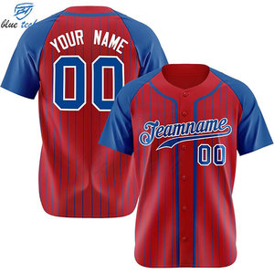 Sublimation Baseball Jersey for Men Adults Durable Fabric Lightweight Short Athletic Fit Breathable UV Protection OEM Baseball - Product Image 4