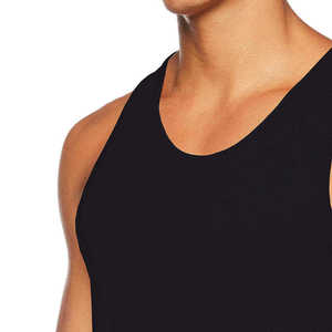 Running <b>Singlet</b> <b>Men</b> Tank Top Low Price Breathable Summer Wear Gym Fitness Ribbed Tank Top - Product Image 4