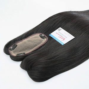 Full <b>Hair</b> Toupee <b>Hair</b> <b>Extensions</b> From Dependable Supplier Natural Straight Dark <b>Color</b> No Shedding Global Shipping - Product Image 3