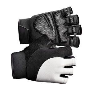 Half Finger Mesh Gym <b>Gloves</b> Breathable Non-Slip Adjustable Wrist Strap Unisex Training Weight Lifting <b>Fitness</b> <b>Glove</b> - Product Image 2