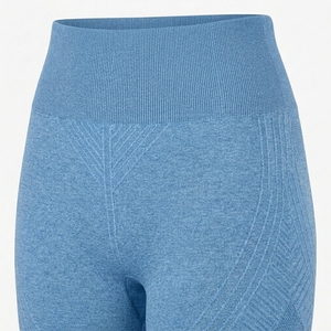 Leggings de Yoga de Compresión de Secado Rápido para Mujer, Transpirables, Tejidos en Poliéster/Algodón, Cintura Alta, para Ejercicios de Estiramiento y Fitness - Product Image 4