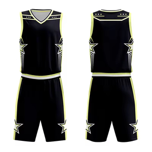 Maillots de basket imprimés en gros, grandes tailles, avec broderie du numéro d'équipe, uniformes respirants pour hommes - Product Image 2