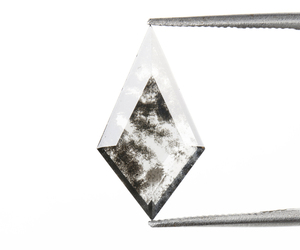 OM GEMS Diamante de laboratorio cultivado con corte Salt & Pepper de 1.80 Ct, único, hecho a mano, perforado con láser, suelto, personalizado, tipo Sal y Pimienta - Product Image 4