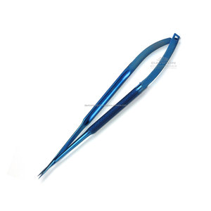 Tijeras de mango de microresorte de titanio, 7 pulgadas (18cm), puntas delicadas CVD - Product Image 6