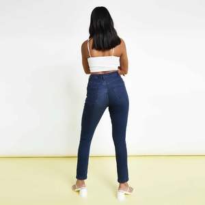 กางเกงยีนส์ฮิปฮอปทรงแบ็กกี้สำหรับผู้หญิง มีกระเป๋าหลายช่อง ล้างสีแล้ว ทรงขากว้าง แฟชั่นเอวสูง กางเกงคาร์โก้สำหรับผู้หญิง - Product Image 2