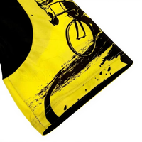 Ensemble Maillot et Cuissard de Cyclisme Unisexe Grande Taille en Polyester Spandex Anti-UV Évacuation de l'Humidité pour l'Été – Vente Flash