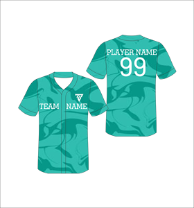 เสื้อเบสบอลแบบกำหนดเอง คอวี แขนสั้น พิมพ์ลายเรขาคณิตแบบระเหิด แห้งเร็ว โพลีเอสเตอร์ สำหรับผู้ใหญ่ ทั้งชายและหญิง พร้อมชื่อทีมและหมายเลขผู้เล่น - Product Image 2