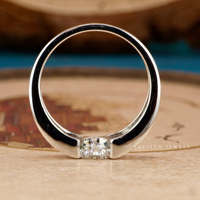 Anillo de Lujo para Hombre, Chapado en Oro de 14K, con Diamante Corte Trillón, Joyería de Moda, Anillo de Compromiso, Certificado IGI