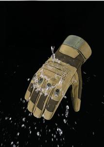 Guantes de seguridad de dedo completo con correa ajustable para la muñeca, para actividades al aire libre, tejido textil resistente al desgaste, unisex - Product Image 3