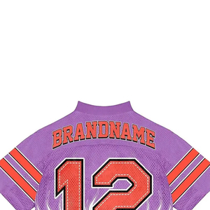 Maillot de football américain pour femme, style unique, en tissu mesh, col en V, vêtements de sport. - Product Image 6