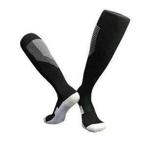 Chaussettes unisexes personnalisées avec logo, en spandex/nylon respirant, blanches, pour jeunes, sportives, usage quotidien, fabrication ODM en gros - Product Image 2