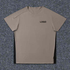 เสื้อยืดวิ่งมาราธอนออกกำลังกายฤดูร้อน แห้งเร็ว ระบายอากาศได้ดี เย็นสบาย น้ำหนักเบา ไร้ตะเข็บ คอกลม สำหรับผู้ชาย - Product Image 4