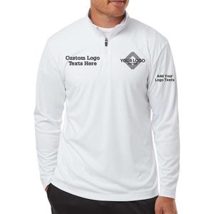 Allpro Men's Performance Quarter Zip Pullover 41870 Custom Embroidered Logo <b>Sun</b> <b>Protection</b> <b>Clothing</b> - Product Image 4