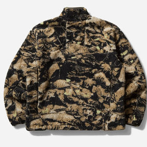 Customize Sherpa <b>Jacket</b> with Custom Embroidery Full Zip up Stand Collar Winter Outdoor <b>Men</b> Premium Sherpa <b>Jacket</b> for <b>Men's</b> 2026 - Product Image 2
