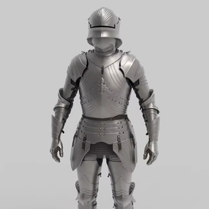 Traje de Armadura Medieval de Cuerpo Completo, Disfraz de Caballero, Guerrero, Cruzado, para Halloween, Regalo para Hombre - Product Image 2