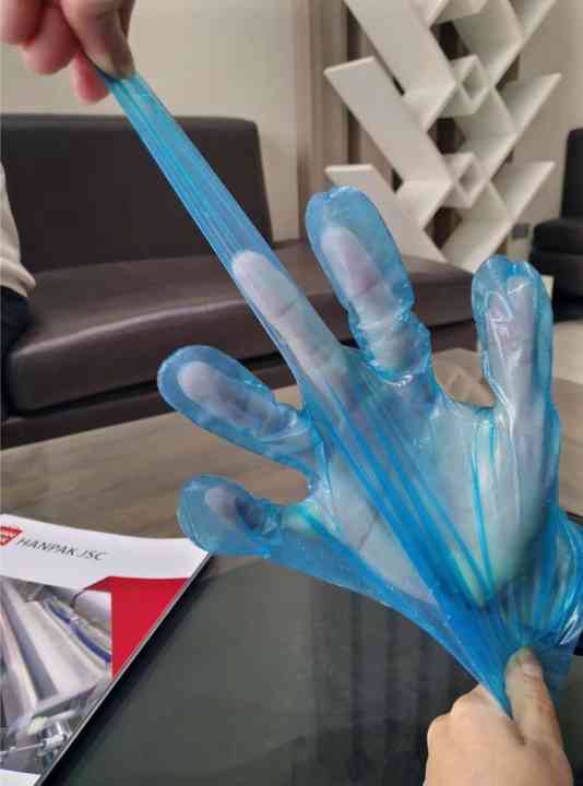 Wholesale Household HDPE LDPE Clear Color Polythene Poly Glove Hair Coloring Food Grade Pe Plastic Gloves