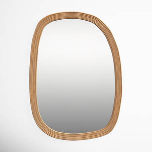 Espejo de pared plano estilo Ratán - Product Image 1