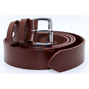 Cinturón Casual Reversible Ajustable para Hombre de Cuero Vacuno Genuino con Hebilla de Acero - Hecho en Pakistán - Product Image 4