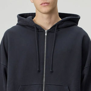 เสื้อฮู้ดดี้ผู้ชายทรงหลวมสไตล์เรียบง่ายใส่ได้ทุกวัน รุ่น 2026 / เสื้อฮู้ดดี้ผู้ชายแบบซิปทรงโอเวอร์ไซส์ทรงบ็อกซี่ สไตล์ลำลอง ขายส่ง - Product Image 2