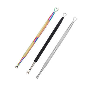 Professional Nail Salon Cuticle Pusher Set Stainless Steel Curved Wide Jaw Opening Nail Nipper Tools for Finger <b>Toe</b> - Product Image 4